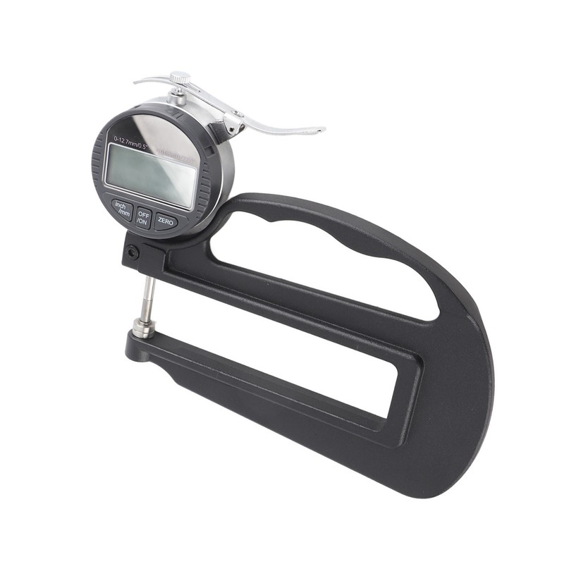 0‑12.7mm Digital Thickness Gauge 0.01mm/0.0005in Resolution Inch Metric Conversion for