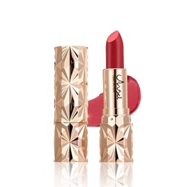Qwesure Matte Lipstick, Anti-Falling Lipstick, Mask, Lightweight, Velvet Matte, High Color, 6 Colors, 03# Lotto Tomato Red