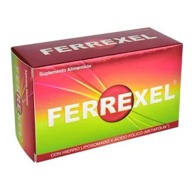 Ferrexel Suplemento Alimenticio 60 Capsulas