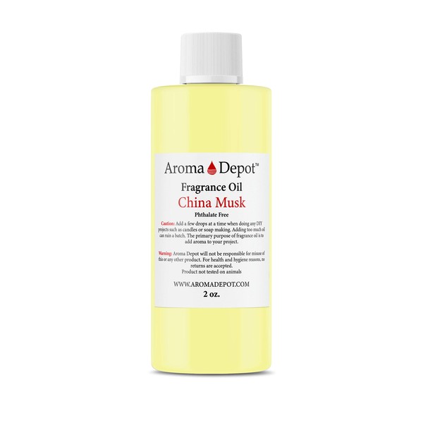 Aroma Depot 2 oz / 2 Ounces China Musk Unisex Perfume/Body Oil Our Interpretation, Premium Quality Uncut Fragrance Oil