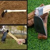Hoe Garden Tool,Garden Digging Hoe and Rake, Garden Hoe and