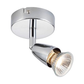 Saxby Amalfi 50W Single Chrome Plated Decorative Commercial Domestic Adjustable Spotlight