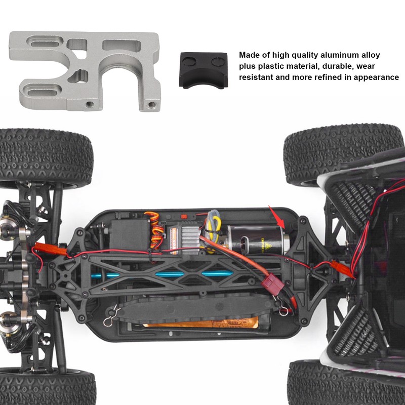 RC Car Motor Mount Aluminum Alloy Motor Seat Spare Assembly
