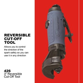 Ingersoll Rand 426 Air Reversible Cutoff Tool, 20,000 rpm, Includes 5 Cutoff Wheels