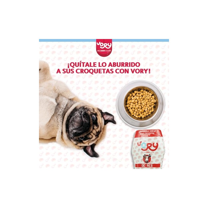 VORY Aderezo para Croquetas de Perro - Vitaminas y Probióticos