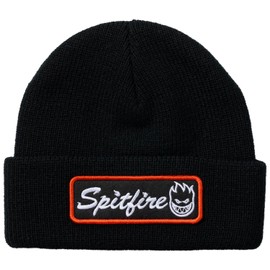 Spitfire Wheels Beanie Courier Patch Cuff Black