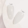 GAOY Jelly Nude Gel Nail Polish, 16ml Sheer White Translucent