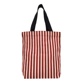 Tote Bag Canvas Shoulder Bag Casual Shopping Bag Multipurpose Reusable Bag for College Class Work Grocery Travel Washable (RED)