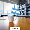 G128 24 Pack Handheld Argentina Argentinian Stick Flags | 4x6