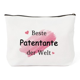 Patentante Geschenk für Patentante Geschenk Weihnachten zum Muttertag Valentinstag Weltfrauentag Nützliche Dankeschön Geschenke Muttertagsgeschenke Geburtstagsgeschenk Kosmetiktasche