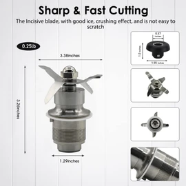 502977 CB6 CB10 CB15 Commercial Blade Cutting Blender Assembly for Waring