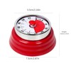 Tissting Visual Timer, 60-Minute Countdown Timer, Egg Timer Mechanical with