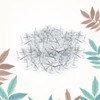 Willrain Clear Plastic Push Pins and Tacks - 150 Count,