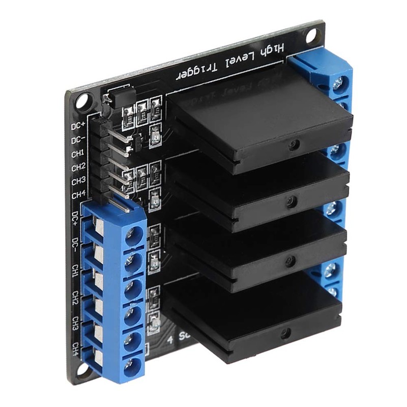 Solid State Relay Module 4 Channel Relay Module DC AC