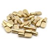 Design61 20 x 6.33mm Shelf Brackets for Shelves Steel Brass