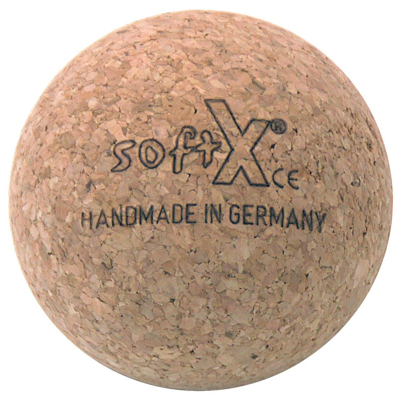 softX® Faszien-Kugel 65 aus Kork Massage Rolle Ball Selbst Massage,