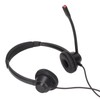 RJ9 Headset Noise Cancelling Mute Function Corded Business Headphone with