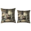 Christmas Carol - Jacob Marley The Ghost Throw Pillow