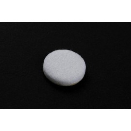 16 felt glides, 22 mm, white