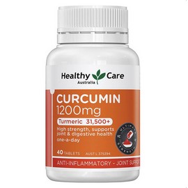 Healthy Care Curcumin 1200mg 40 Tablets (expiry 4/26)
