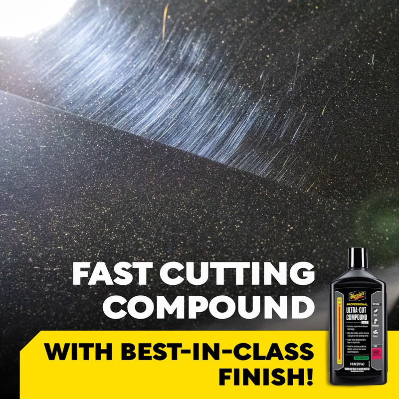 Meguiar’s Mirror Glaze M105 Ultra-Cut Compound, Pro-Grade Car Compound for