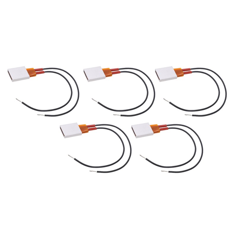 5Pcs PTC Heating Element Aluminum Shell Continuous Heat Output Automatic