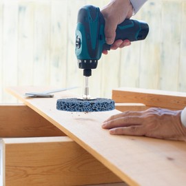 CTDMJ CSD Disc, 100 mm, Pack of 5, CBS Sanding Disc, Coarse Cleaning Disc, Sanding Discs for Angle Grinders of Paint, Rust Welds, Oxidation Cleaning & Removal