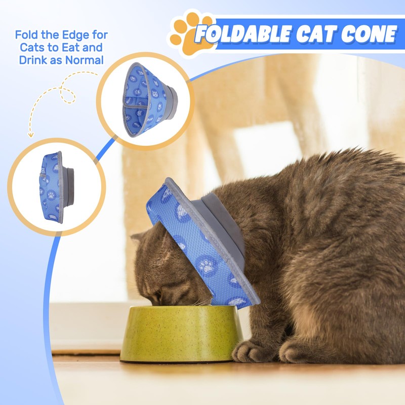 Cat Collar, Recovery Collar, Soft Cat Protective Collar for After