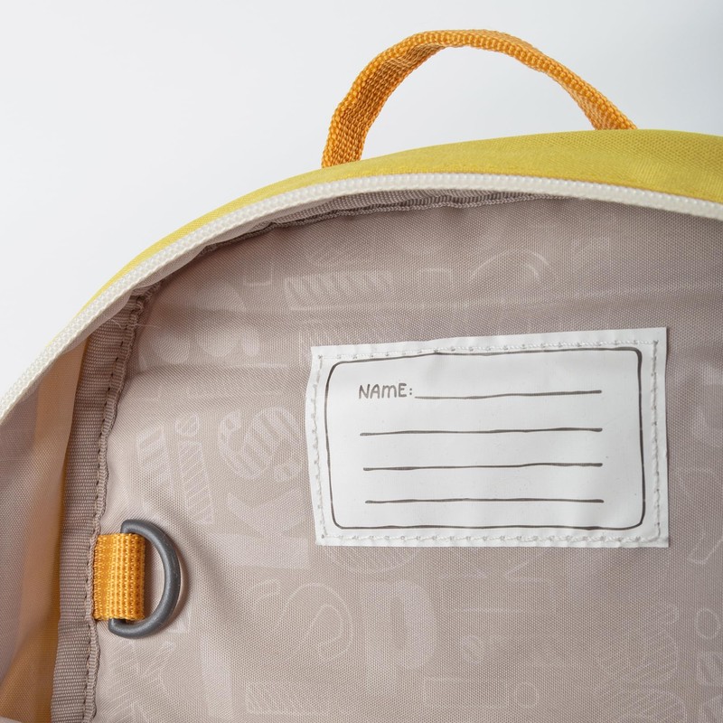 Sigikid Lion Backpack with Embroidered Name Yellow One Size