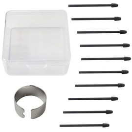 BSDLIET 2025 New 10x Pen Tips Pencil Nibs Fit for Note Air2,Note5, for Nova Air C Stylus,for BOOX Plus, Pen2 Pro, for Max Lumi2, Includes Storage Box & Installation Clip, Precise Control