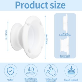 3-Pack Silicone Foldable Charger Cord Organizer, Collapsible Cable Winder