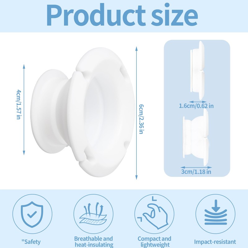 3-Pack Silicone Foldable Charger Cord Organizer, Collapsible Cable Winder