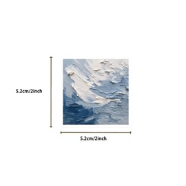 50 Pcs Cute Blue Girl Stickers Preppy Sticker for Water Bottles Funny Laptop Luggage Computer Scrapbooking Kids Teens Girls Boys Adults Toddlers Waterproof Aesthetic Sticker Vinyl Decals (Blue)