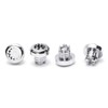 RTRHINOTUNING 50PCS Wheel Rim Lip Rivets Nuts of 7.5mm/0.3in Hole