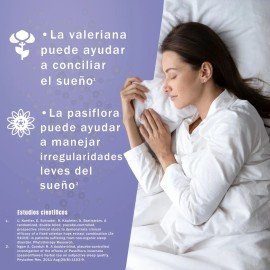 Suplemento Pasiflora Valeriana Teanina Nsn Cápsulas Sabor