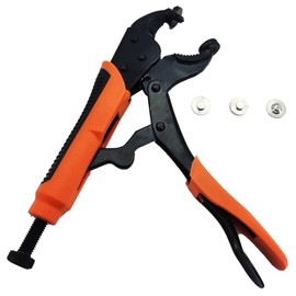 Daiilg Adjustable Pliers for Snap Buttons Snap Fastener Tool Kit with Snap Button Set for Boat Covers,Canvas