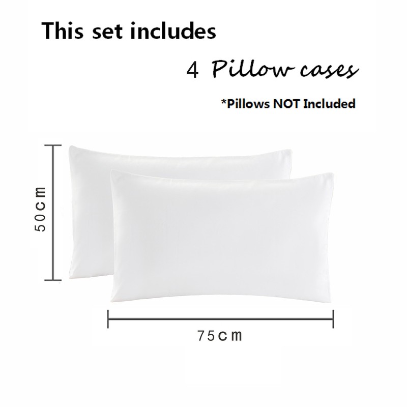 Sonia Moer Super Soft Brushed Microfibre Pillowcases - Non Iron