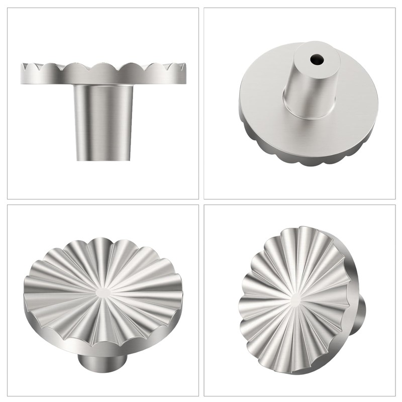 Coinkoly 10 Pack Brushed Nickel Cabinet Knobs Dresser Knobs Satin