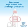 Dr. Brown's Milestones Narrow Sippy Spout Bottle with 100% Silicone,