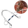 Horse Mouth Bit 125mm Stainless Steel Horse Snaffle Bit for