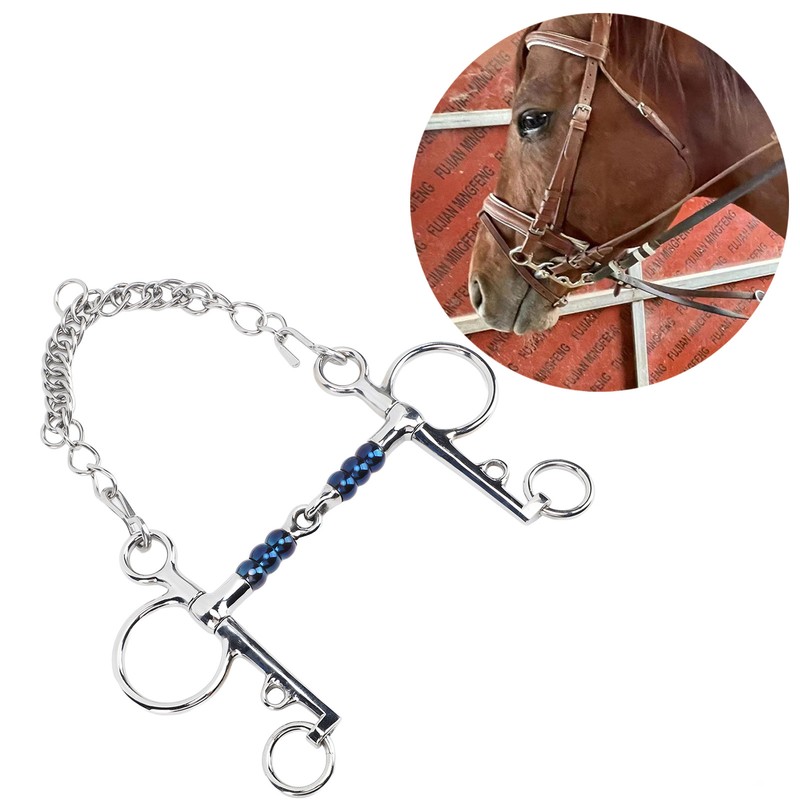 Horse Mouth Bit 125mm Stainless Steel Horse Snaffle Bit for