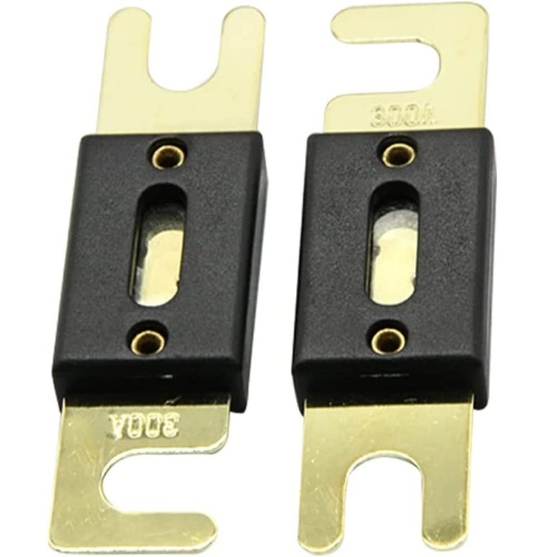 Greluma 4 Pcs 300 Amp ANL Fuses Car Audio Video