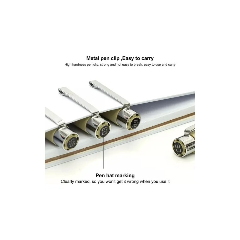 Kit de Plumones Fineliner Superaimi de 12 Piezas para Lettering,
