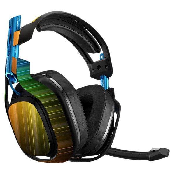 MightySkins Skin Compatible with Astro A50 Gaming Headset - Rainbow