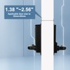 Outdoor Keyless Lock with Adjustable Deadlatch 2-3/8'' and 2-3/4'',Mechanical Combination