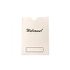 Hotel Supplies, Welcome Hotel Key Card Holder, White Hotel Room