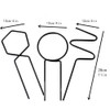 3 Pcs Metal Garden Trellis Climbing Plants Support Indoor Iron