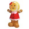 Valentines Day Inflatables Gingerbread Girl Waterproof Thickened Blow Up Gingerbread