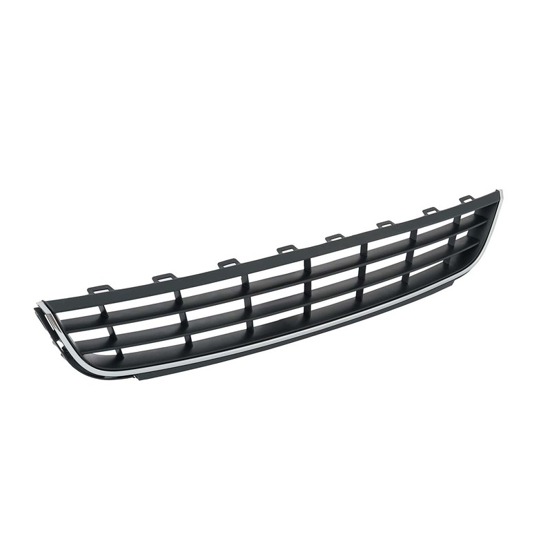 KARPAL Front Lower Bumper Grille w/Chrome Molding Trim Compatible with