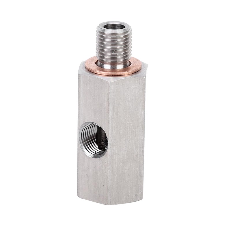 Suuonee Turbo Pressure Adapter Turbo Adapter Oil Pressure Sensor Tee